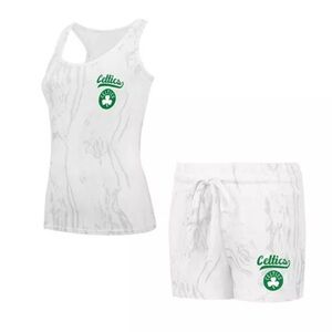 NWT Small Women’s Concept Sport Boston Celtics Quartz Tank and Shorts Set